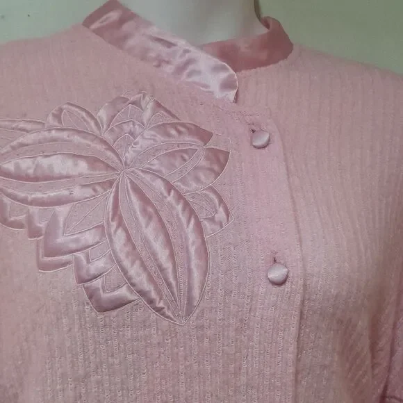 Vintage Robe Italian PinkT&J Vestor , Size 42 - Picture 3 of 9